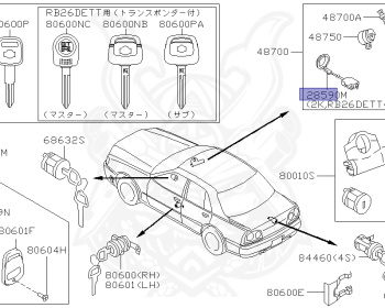 Nissan - Skyline GT-R - BNR34 - 1999 - GT-R V spec - 2 door hard top (2K) - MANUAL MISSION 6-SPEED(MT.F6) - Hi-Cas 4-Link (HI.4WD) - RB26DETT