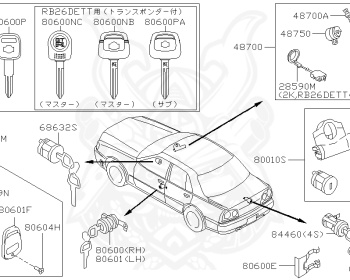 Nissan - Skyline - R34 25GTT - ER34 - 1998 - 25GT TURBO - 2 door hard top (2K) - MANUAL TRANS 5-SPEED(MT.F5) - Hi-Cas 2-Link (HI.2WD) - RB25DET