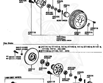 Toyota - Corona - AT140 - 1982 - GX TYPE - SEDAN(4DOOR SEDAN) - Automatic - 3AU