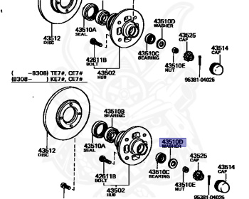 Toyota - Corolla - KE72V - 1986 - DX TYPE - 2-DOOR - Manual - 4KJ
