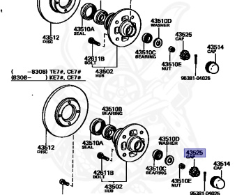Toyota - Corolla - KE72V - 1986 - DX TYPE - 2-DOOR - Manual - 4KJ
