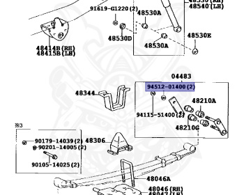 Toyota - Hilux - LN112 - 1995 - SSR-XSSR-VSSR-GSSR-X WIDE TYPE - DOUBLE CAB - Automatic - 2LTE