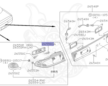 Nissan - Silvia - S14 - 1993 - QS - HARDTOP(K) - MANUAL TRANSMISSION(MT) - TWO WHEELS STEERING(2WS) - SR20DE