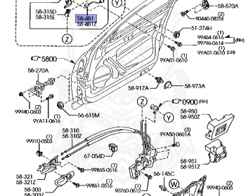 Mazda - RX-8 - SE3P - Feb-2003 - Right hand - 13-MSP