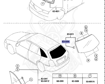 Mazda - Familia - BJEP - Apr-1998 - Right hand - RF