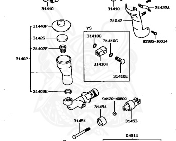 Toyota - Crown - GS131 - 1988 - SUPER SELECT TYPE - HARDTOP - Manual - 1GFE