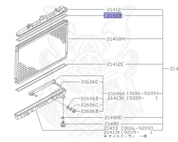 Nissan - Cedric/Gloria - Y32 - 1991 - BRO TYPE - HARDTOP(K) - AUTOMATIC-FLOOR SHIFT(AT.F4) - IRS TYPE(IRS) - STANDARD GRADE(STD) - RD28