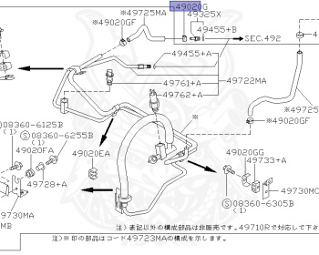 Nissan - Skyline - R34 25GT - ENR34 - 1998 - 25GT - 4 DOOR SEDAN(4S) - AUTOMATIC-FLOOR SHIFT(AT.F4) - High cast, 2-link (IRS.2WD) - RB25DE