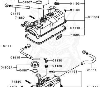 Mitsubishi - Minica - H36A - 1993 - HMNPE1 - 4A30