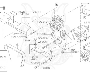 Subaru - Forester - SG5 - Jan-2001 - Dec-2005 - XT - Wagon - F4WD - Automatic transmission - Right hand - EJ20T