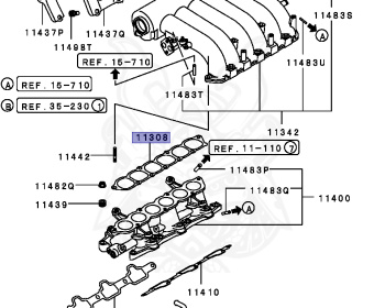 Mitsubishi - Diamante - F31A - 1994 - TRHA1 - 6G73
