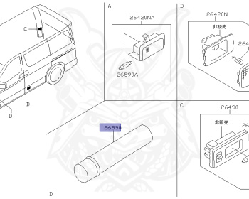 Nissan - Elgrand - E51 - 2005 - HIGHWAYSTAR GRADE - 5 Door Coach (5K) - 4 WHEEL DRIVE(4WD) - AUTOMATIC TRANSMISSION(AT) - VQ25DE