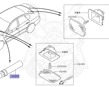 Nissan - Fuga - Y50 - 2005 - 450GT - SEDAN(S) - 2 WHEEL DRIVE(2WD) - AUTOMATIC TRANSMISSION(AT) - VK45DE