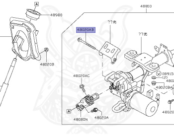 Nissan - e-NV200 - ME0 - 2015 - 2 ROW SEATS - 5 DOOR VAN(5D.VAN) - 2 WHEEL DRIVE(2WD) - REDUCTION GEAR(REDUCER) - EM57