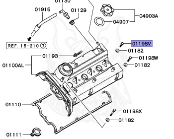 Mitsubishi - Diamante - F31AK - 1997 - TYHM - 6G73