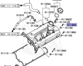 Mitsubishi - Galant VR-4 - EC5A - 2000 - SNGF3 - 6A13