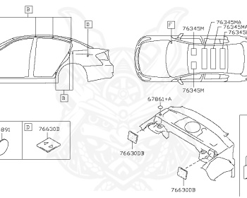 Nissan - Skyline - V36 - 2013 - 370GT TYPE S - SEDAN(S) - 2 WHEEL DRIVE WITH 4WAS(2WD/4WAS) - 7 SPEED AUTOMATIC TRANS(7AT) - VQ37VHR