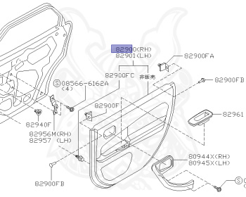Nissan - Skyline - R34 25GT - ENR34 - 2000 - 25GT - 4 DOOR SEDAN(4S) - AUTOMATIC-FLOOR SHIFT(AT.F4) - High cast, 2-link (IRS.2WD) - RB25DE