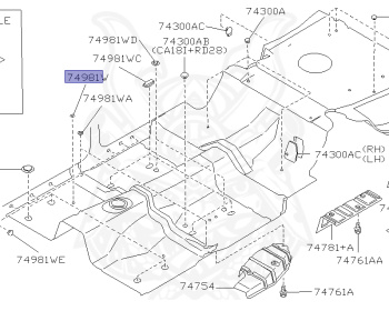 Nissan - Laurel - C33 - 1990 - Medallist - HARDTOP(K) - MANUAL TRANSMISSION(MT) - IRS TYPE(IRS) - RB20E