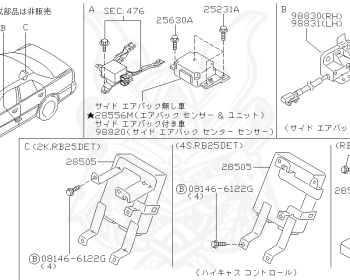 Nissan - Skyline GT-R - BNR34 - 1999 - GTR TYPE - 2 door hard top (2K) - MANUAL MISSION 6-SPEED(MT.F6) - Hi-Cas 4-Link (HI.4WD) - RB26DETT