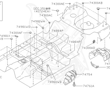 Nissan - Skyline - R32 GTS - R32 - 1989 - GTST - 4-door sports sedan (4K) - Hi-Cas 2-Link (HI.2WD) - MANUAL TRANSMISSION(MT) - RB20DT