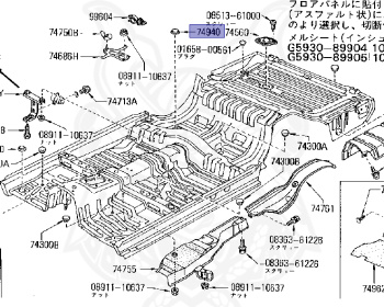 Nissan - Laurel - C31 - 1984 - GX TYPE - HARDTOP(K) - AUTOMATIC TRANSMISSION(FA) - L20ET