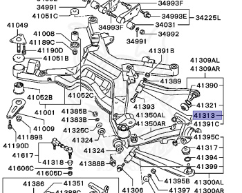 Mitsubishi - GTO - Z15A - 1992 - MJGF - 6G72