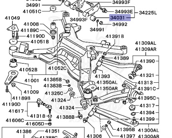 Mitsubishi - GTO - Z16A - 1995 - MJGF - 6G72