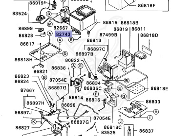 Mitsubishi - Delica Star Wagon - P35W - 1986 - HSRXT7 - 4D56