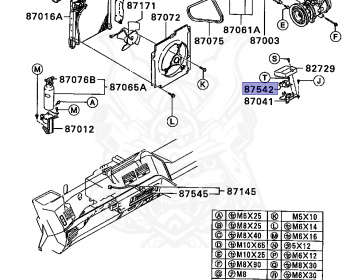 Mitsubishi - Lancer - C32V - 1991 - LNJG - G15B