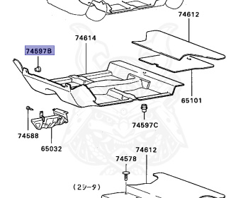 Mitsubishi - Mirage - C52A - 1988 - MNJ - 4G15