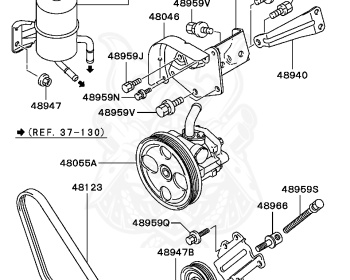 Mitsubishi - Pajero - V45W - 1990 - GRPM - 6G74