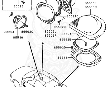 Mitsubishi - Lancer - CB6A - 1996 - SRPM2 - 6A10