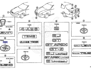 Toyota - Corolla - AE101 - 1991 - GT TYPE - COUPE - Automatic - 4AGE
