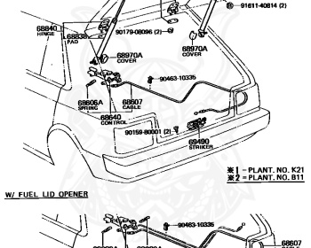 Toyota - Starlet - KP61 - 1984 - STANDARD TYPE - 3-DOOR - Manual - 4KU