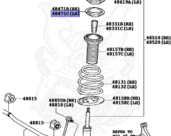 Toyota - Mark X - ANA10 - 2010 - AERIAL TYPE - 2AZFE