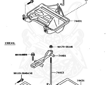 Toyota - Crown - LS130 - 1988 - SUPER DELUXE - SEDAN - Manual - 2L