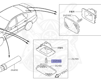 Nissan - Fuga - Y50 - 2009 - 450GT TYPE P - SEDAN(S) - 2 WHEEL DRIVE(2WD) - AUTOMATIC TRANSMISSION(AT) - VK45DE