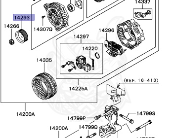 Mitsubishi - Grandis - NA4W - 2006 - LRGYZ - 4G69