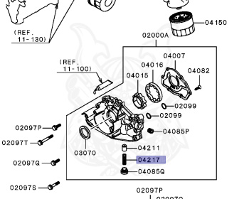 Mitsubishi - Legnum VR-4 - EC5W - 1997 - LRGE - 6A13