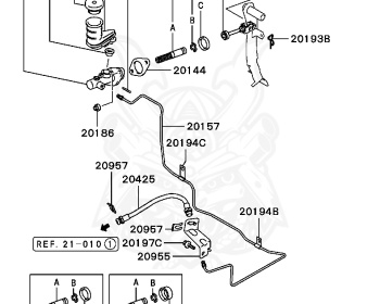 Mitsubishi - Galant VR-4 - EC5A - 1999 - SNGF3 - 6A13