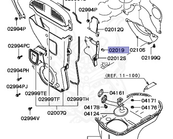 Mitsubishi - Eclipse - D27A - 1993 - MRGFLFJ - 4G63