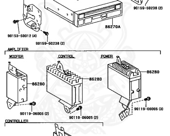 Genuine MR2 SW20 Electronics OEM parts supplied from Japan