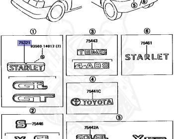 Toyota - Starlet - EP82 - 1989 - CANVAS TOP - 3-DOOR - Automatic - 4EF
