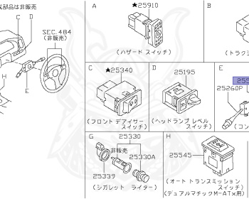 Nissan - Skyline - R34 GT - HR34 - 1998 - 20GT - 4 DOOR SEDAN(4S) - AUTOMATIC-FLOOR SHIFT(AT.F4) - High cast, 2-link (IRS.2WD) - RB20DE
