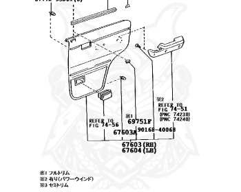 Genuine Land Cruiser KZJ78W Interior OEM parts supplied from Japan