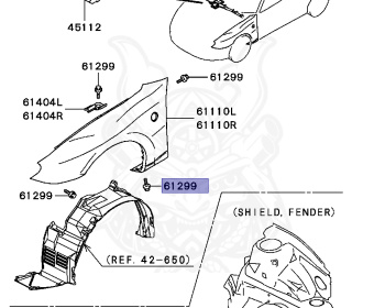 Mitsubishi - FTO - DE3A - 2000 - HYXM4 - 6A12