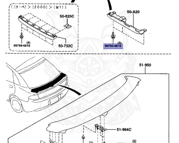 Mazda - Lantis - CBAEP - Jun-1996 - Right hand - KF-ZE