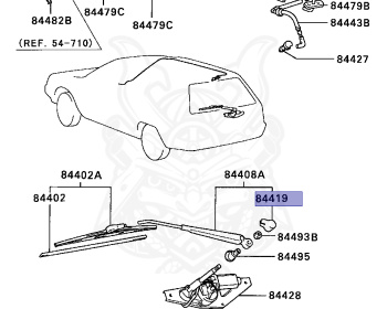 Mitsubishi - Mirage Wagon - C12W - 1985 - LNJG - G15B