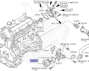 Nissan - X-Trail - T31 - 2009 - X/XTT/GT Grade - WAGON(W) - 4 WHEEL DRIVE(4WD) - MCVT(MCVT) - QR25DE